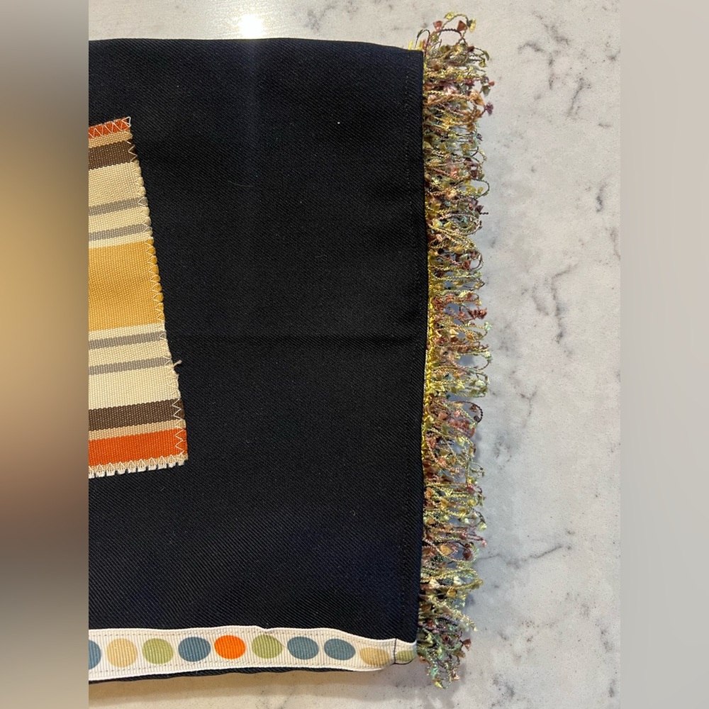 RESIST patchwork collage upcycled work pants - image 3